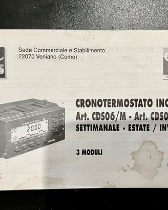 PERRY LIBRETTO ISTRUZIONI  TERMOSTATO  CD S06