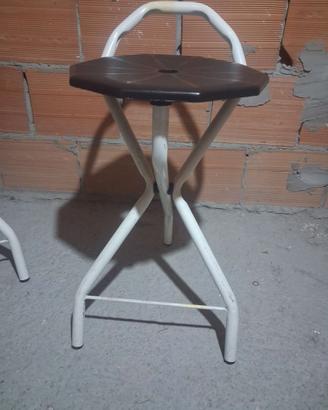 Sgabelli pieghevoli a tre piedi ( 5 pezzi)