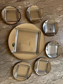 Servizio da dolce x6 Arch. E. Pasini anni '80