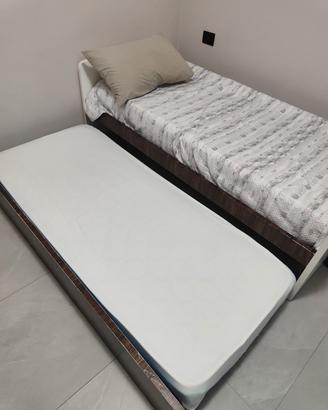 Letto singolo cameretta con doppio materasso