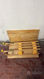 Slittino in legno modello "Davos"