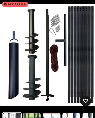 kit trivella per pozzo 17m