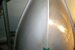 Barca a vela in vetroresina