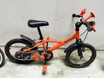 BICICLETTA BAMBINO 3/7 anni ARANCIONE BTWIN