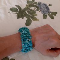 Bracciale  con pietra turchese 