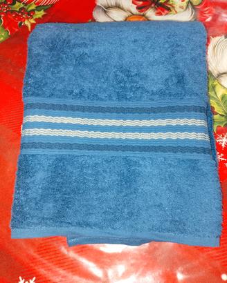 Asciugamano doccia Somma blu.
