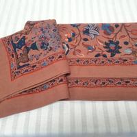 Foulard donna vintage Basile sciarpa scarf marrone