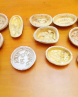 Raro Lotto 12 Forme Antiche in Ceramica