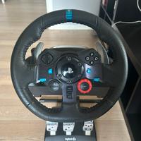 Volante Logitech g29 con supporto