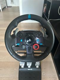 Volante Logitech g29 con supporto