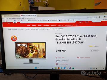 BenQ EL2870B 28 Pollici, 4K UHD LCD Gaming
