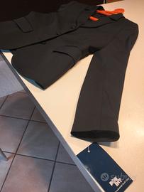 completo donna tailleur blu notte con gonna nuovo
