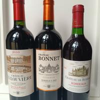Selection of  3 Red Wines from Bordeaux 
