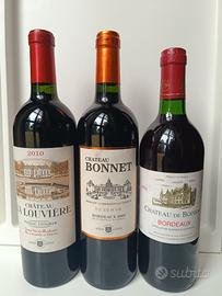 Selection of  3 Red Wines from Bordeaux 