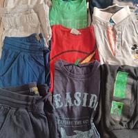 Lotto vestiti bambino 8/10 anni - 11 pezzi