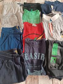 Lotto vestiti bambino 8/10 anni - 11 pezzi