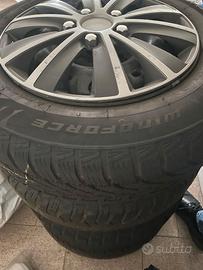 4 cerchi e 4gomme attacco Volkswagen - Seat -Skoda