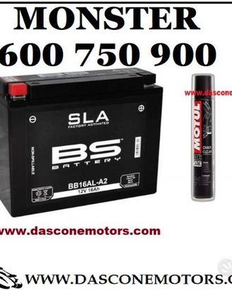 Batteria Monster 600 750 900 Nuova
