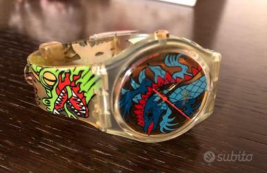 Orologio swatch "green dragon"