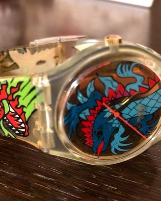 Orologio swatch "green dragon"