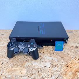 Ps2 fat completa con cavi e controller console