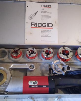 Filettatrice portatile RIDGID 114 con 5 filiere 1+