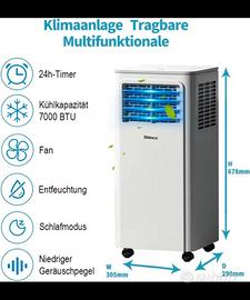 Condizionatore portatile shinko