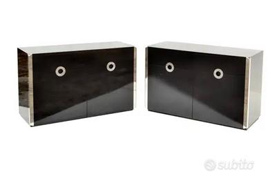 Willy Rizzo, Coppia Mobili, Credenza, comò,