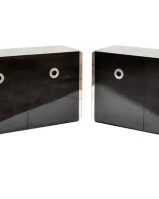 Willy Rizzo, Coppia Mobili, Credenza, comò,