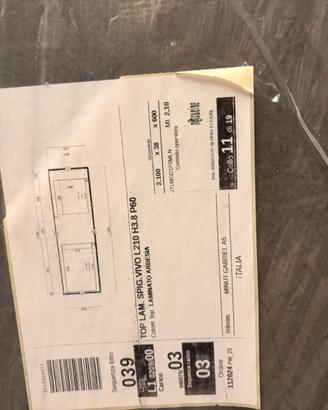 Top cucina  asta del mobile nuovo