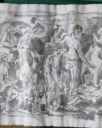 Litografia d'autore Oscar Di Prata