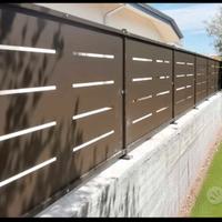 recinzione con lamiera laser 