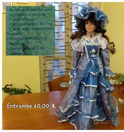 Bambole da collezione in ceramica 