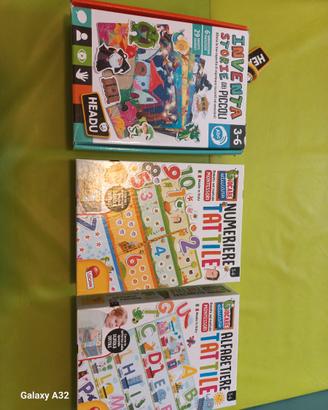 Lotto giochi Educativi Headu/Montessori/Clementoni