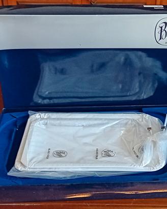 broggi izar  2 vassoi  acciaio inox 