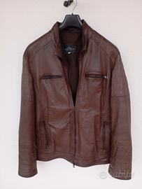 Giubbotto pelle marrone 
