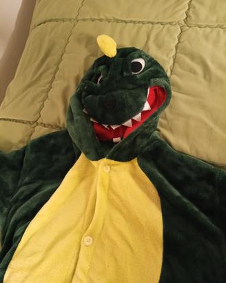 Costume/Pigiama peluche dinosauro 125cm