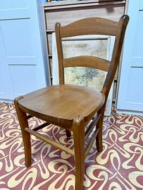 Sedie in legno massello