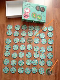 gioco MEMORY impronte