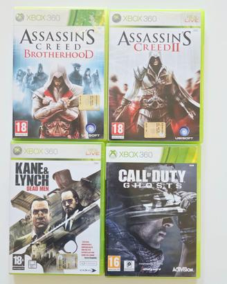 4 Giochi Xbox 360 Assassin's Creed / CoD / Kane &