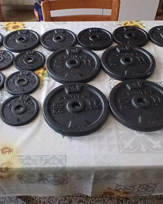 Set manubri cromati + 50kg di ghisa
