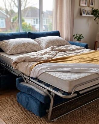 Divano letto 3 posti usato ( ora è senza materasso