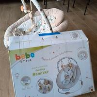 Sdraietta per neonati con arco giochi