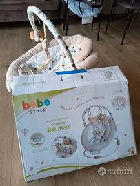 Sdraietta per neonati con arco giochi