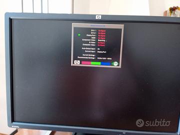 Monitor HP LP2475w 24" IPS Professionale – Usato