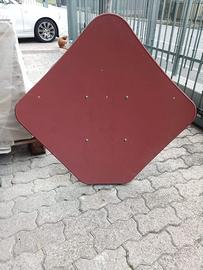 Parabola satellitare da 90 cm con palo, senza lcn