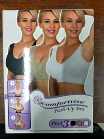 3 reggiseni comfortisse push-up bra