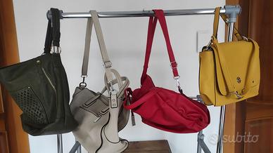 Borsa gialla a tracolla Marina Galanti