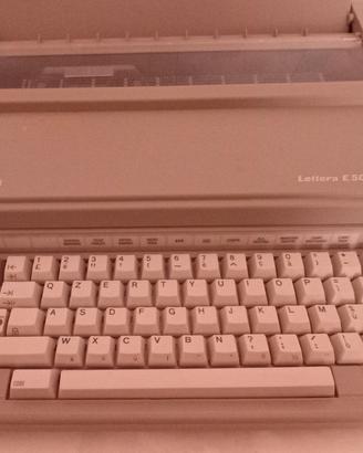 Lettera E 501 - II Olivetti