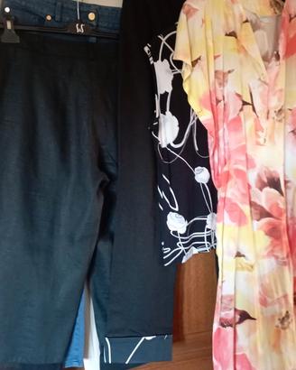Jeans Cavalli,pantaloni Betty Barclay e così via.